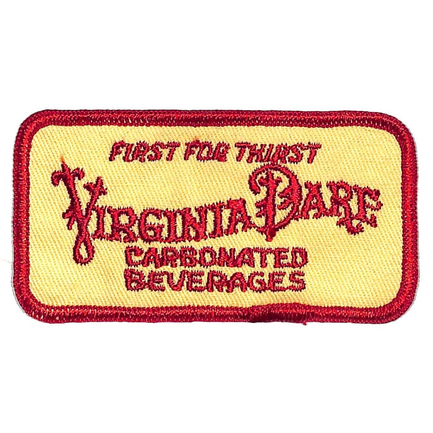 Virginia Dare Beverages Embroidered Soda Patch c1960's-70's VGC Scarce