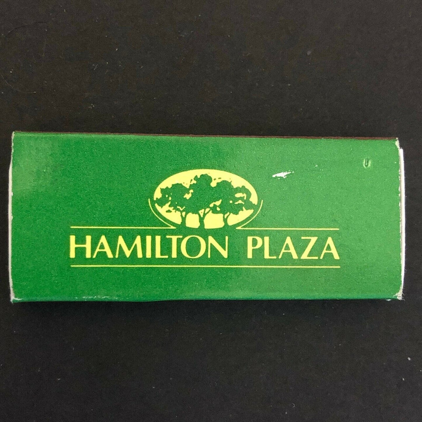 c1980's-90's Wooden Matchbox Matchbook Hamilton Plaza Allentown, PA