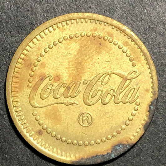 22mm Coca Cola Crosstown Arcade & Soda Fountain Brass Token