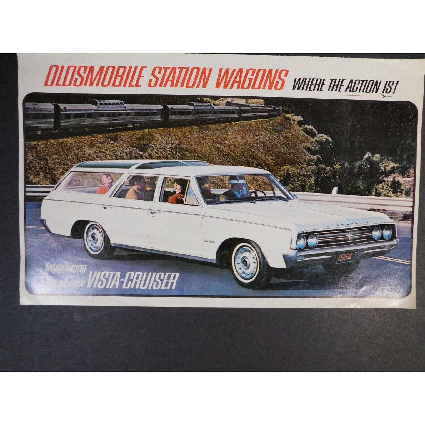 1964 Oldsmobile Vista Cruiser Color Single Page Sales Sheet
