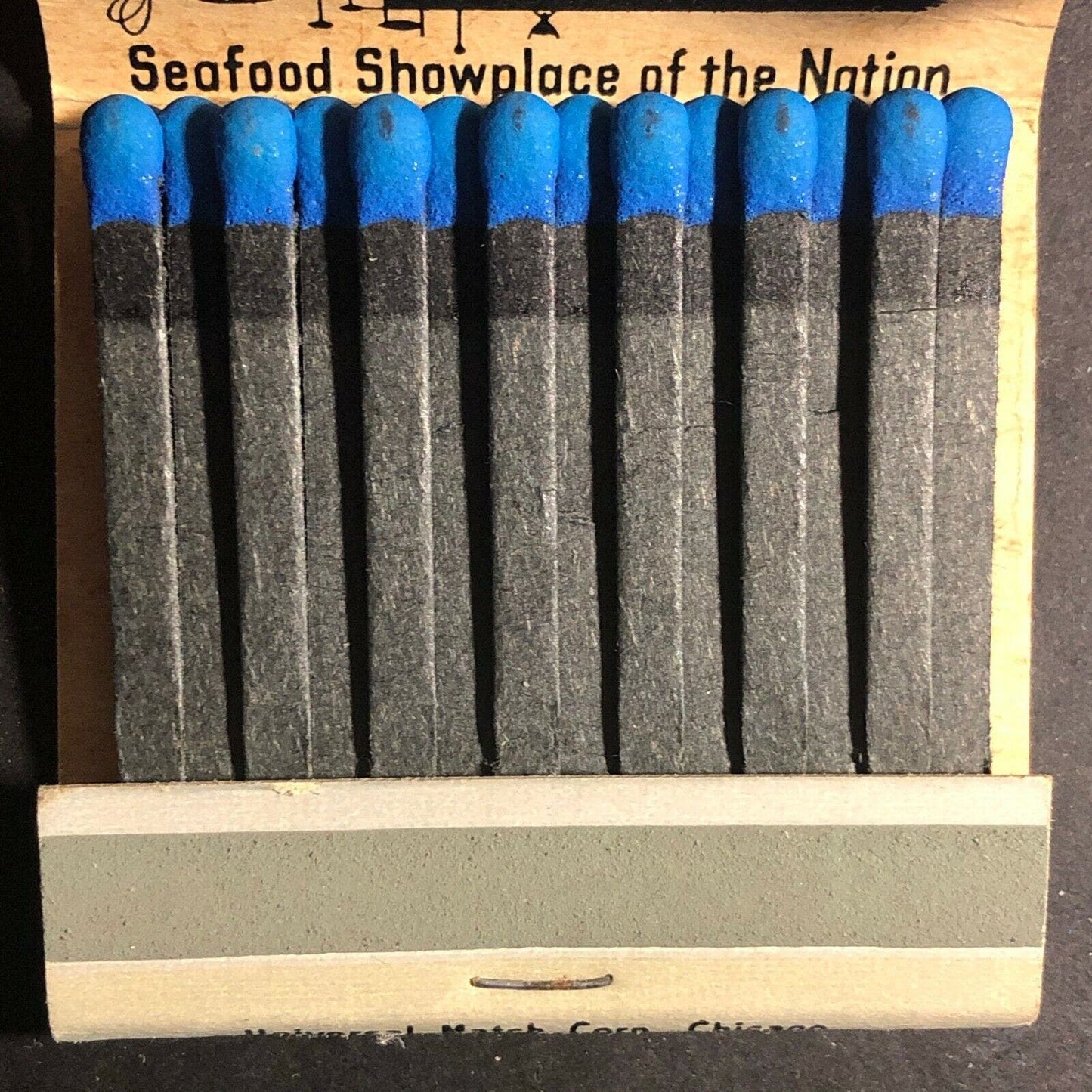 1970's-80's Vintage Full Matchbook The Sherman / College Inn Porterhouse Chicago