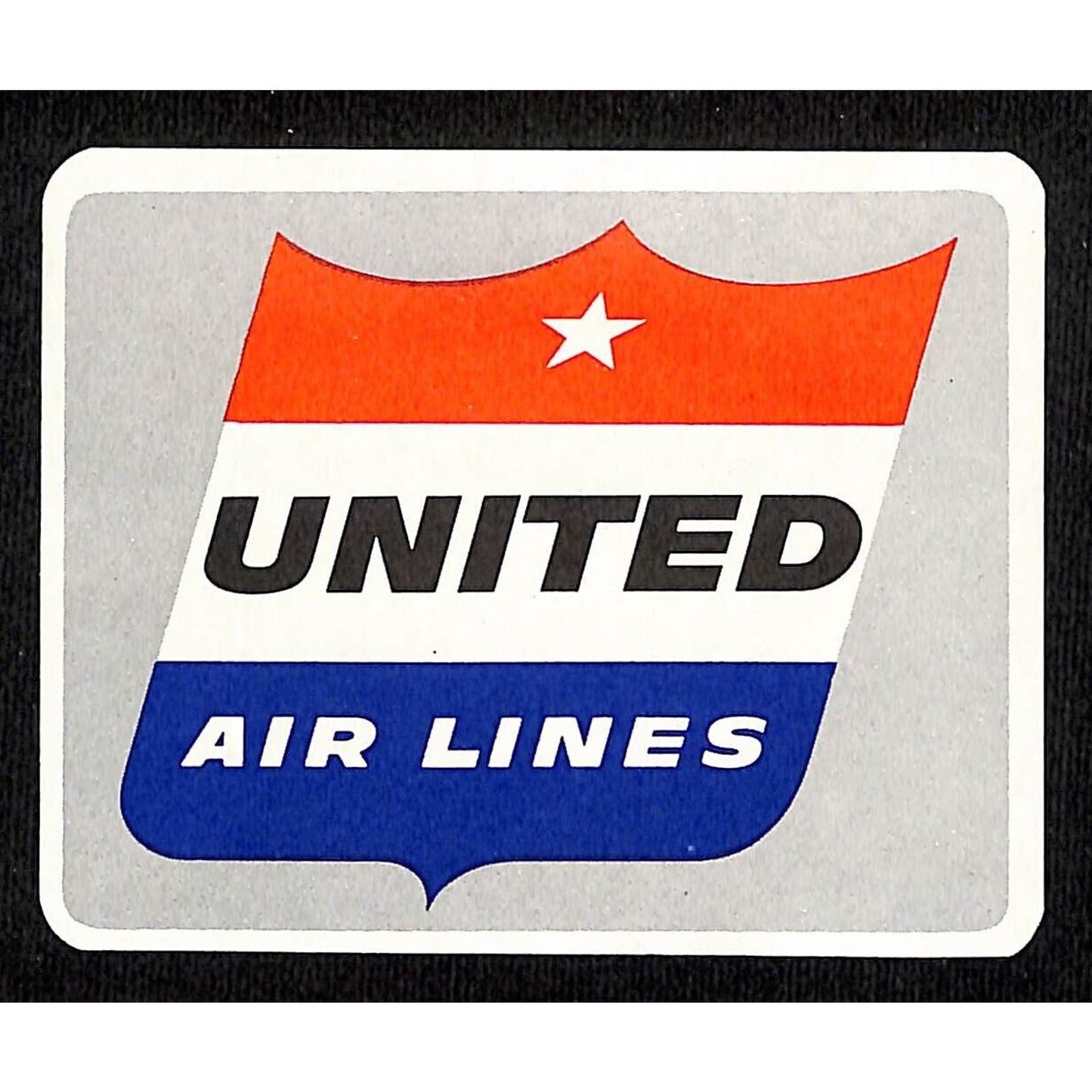 United Air Lines Wheaties Cereal Premium Airline Sticker c1955 VGC