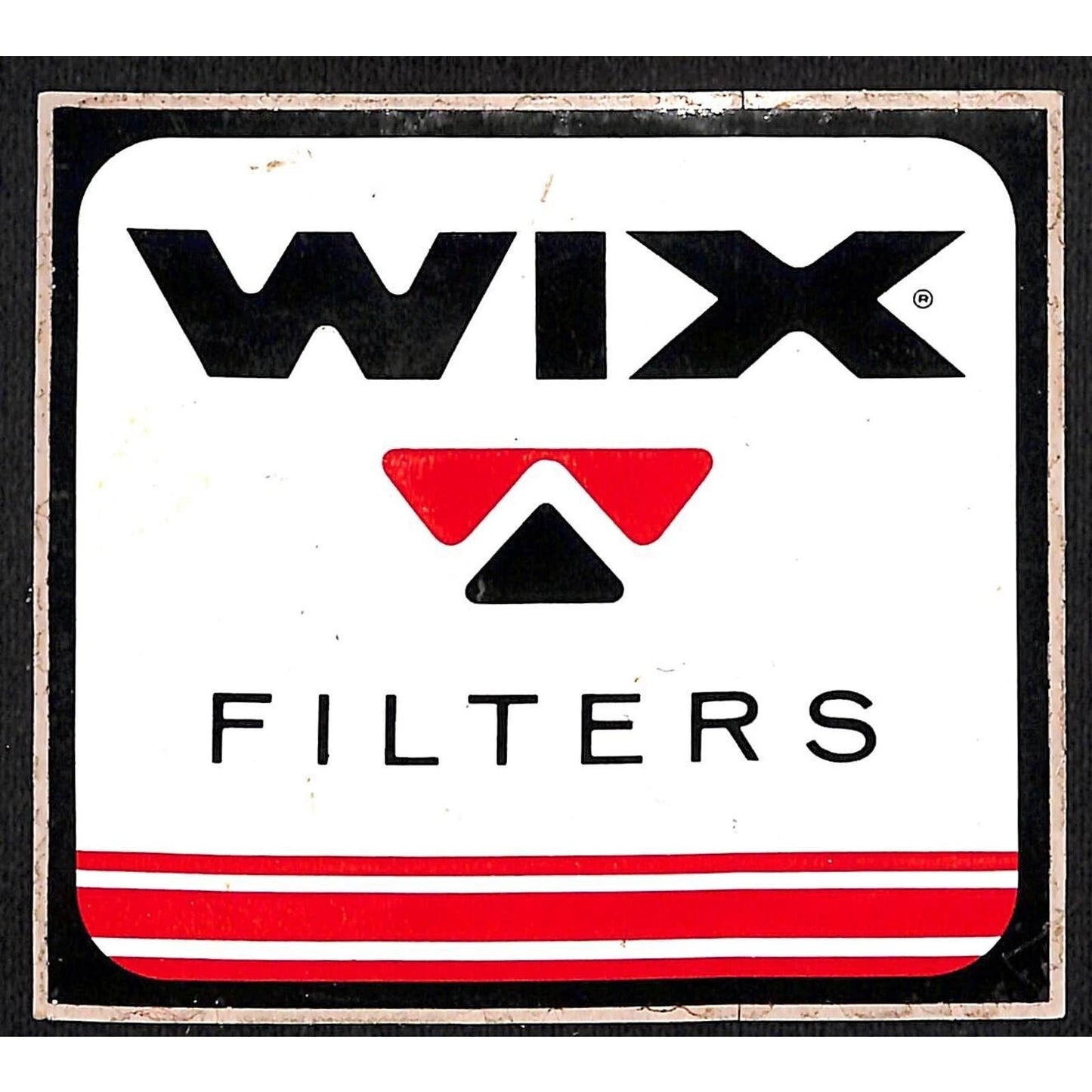 Wix Filters Racing Auto Sticker c1970 3 1/2" x 4"