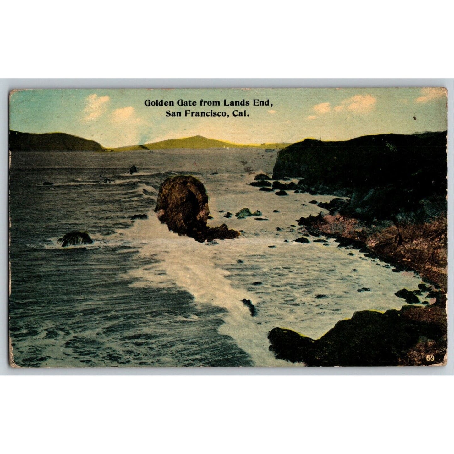 Golden Gate - San Francisco Vintage Postcard - 1916 PM from Panama Expo