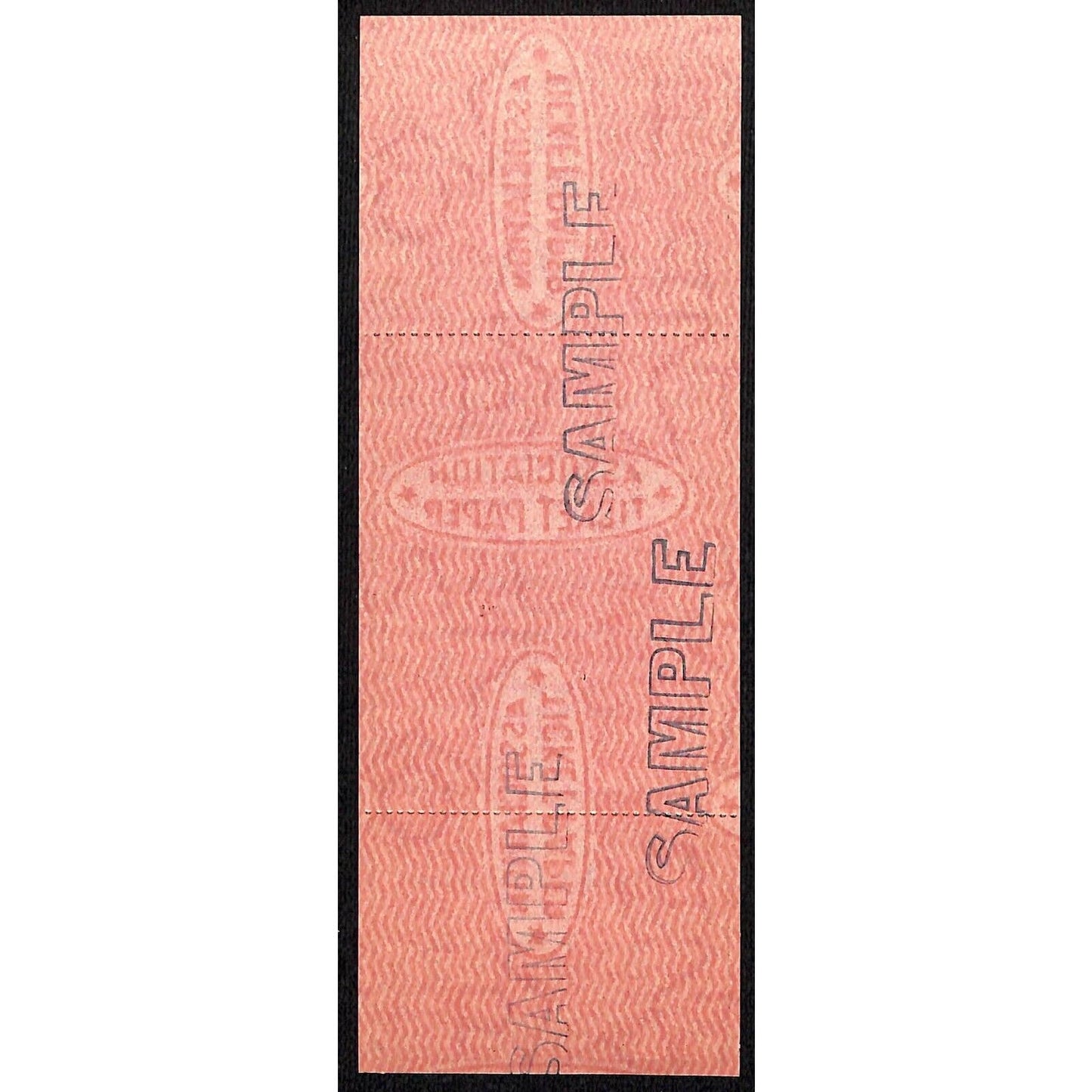 New York Central Railroad RR Canada Unused SAMPLE Excursion Ticket c1967 #49325