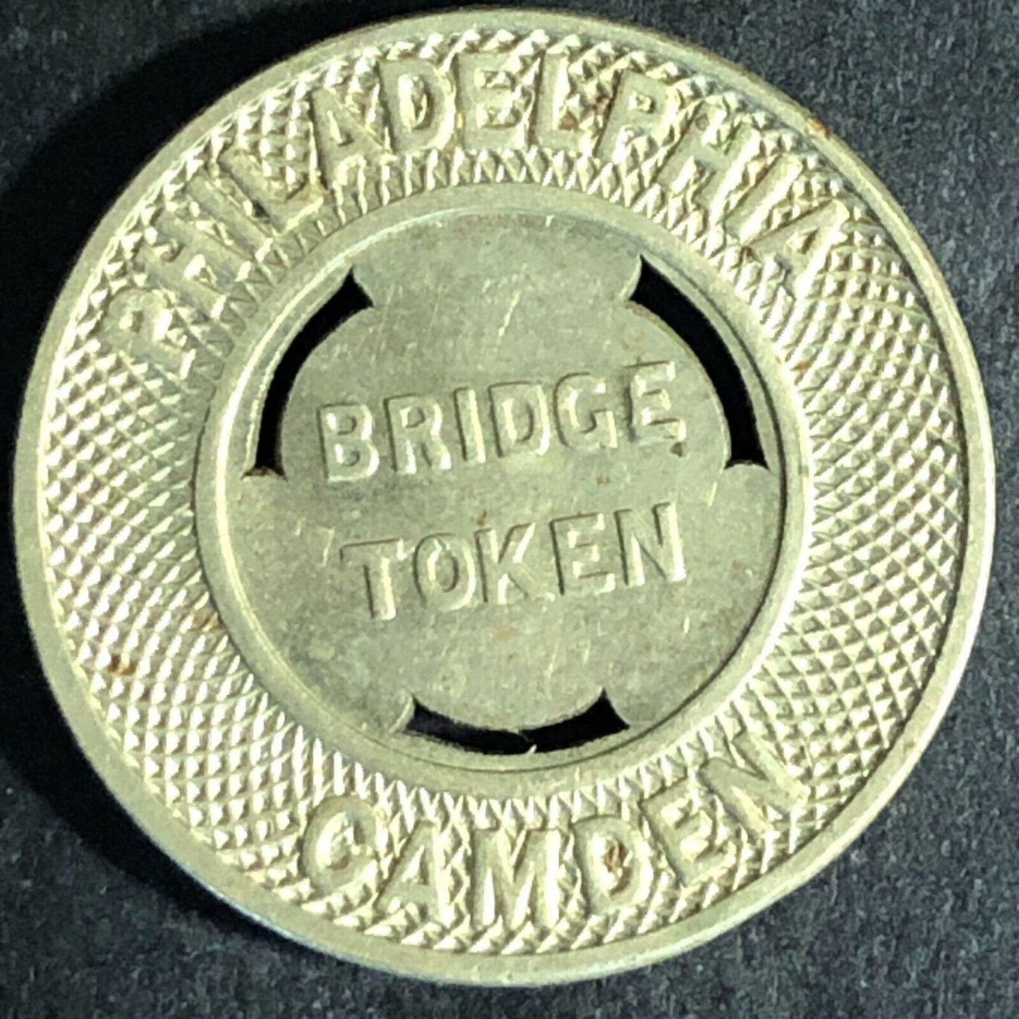 Philadelphia Camden WM PTC Delaware River Bridge Line Token 22mm