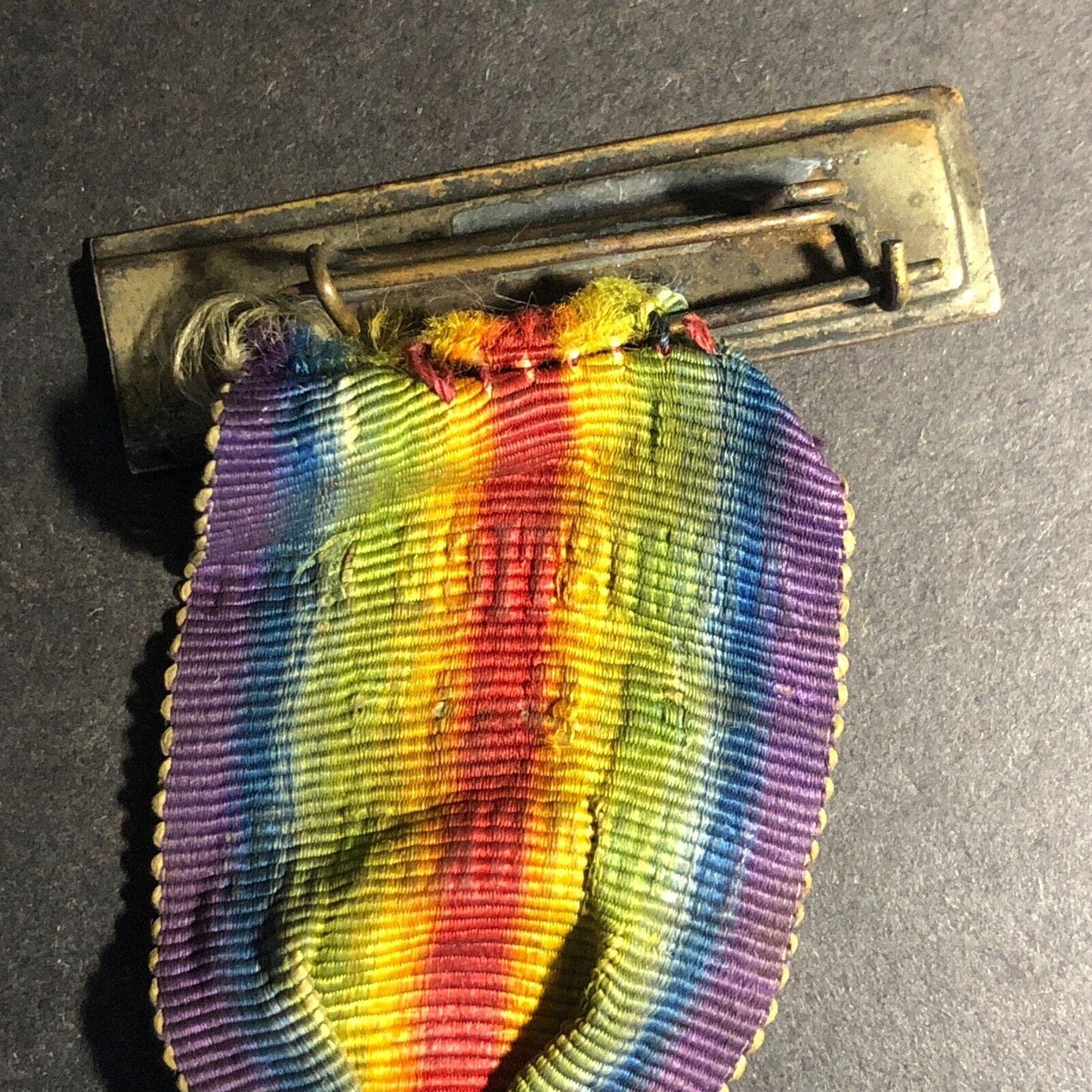 Vintage 1939 Armistice Day Newark, NJ Ribbon - Incomplete