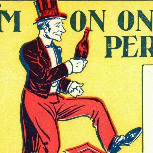 "On One of My Periodicals" c1905 Undivided Comic Celebrate Wealth Humor Postcard