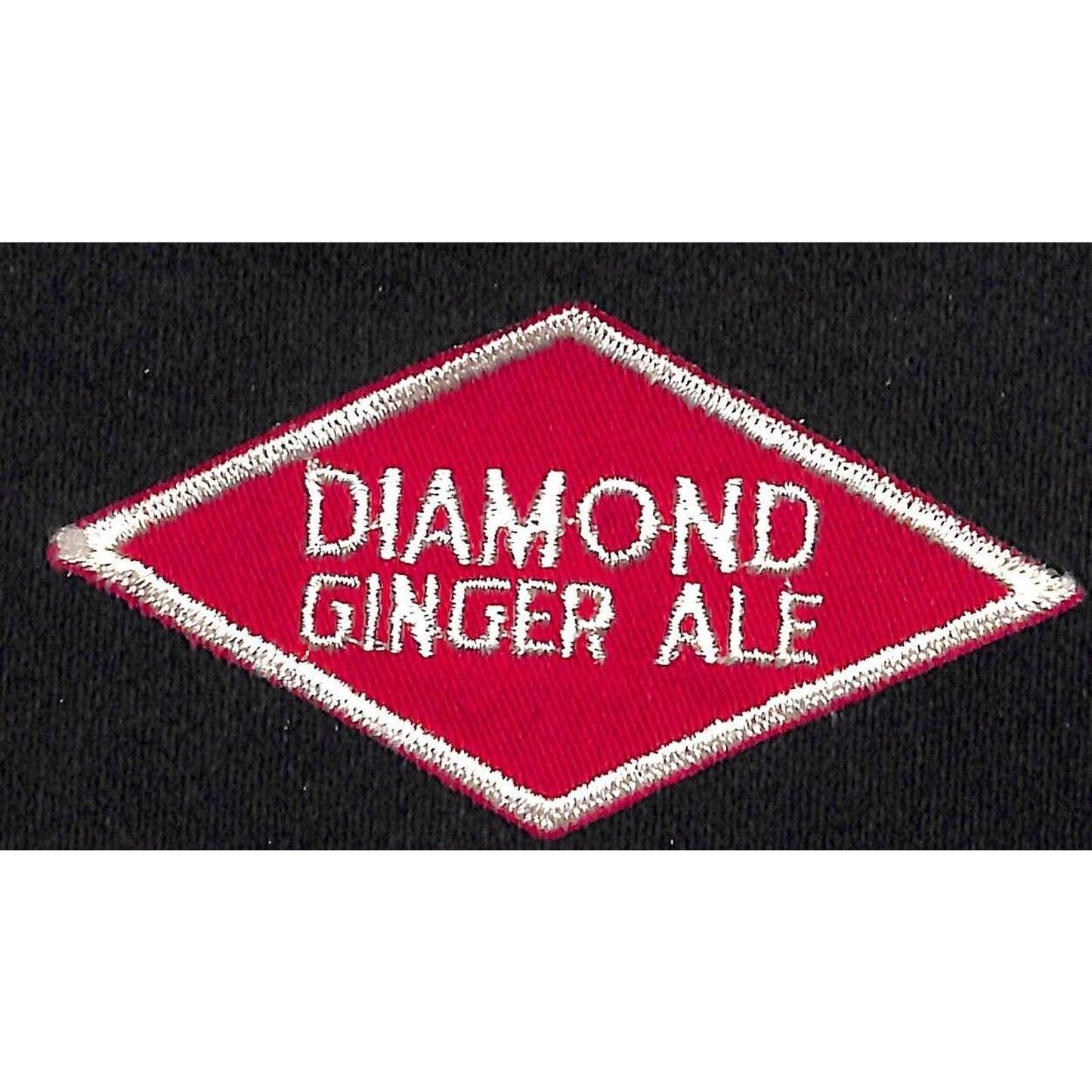 Diamond Ginger Ale Waterbury, CT Embroidered Soda Patch c1950's-1960's VGC