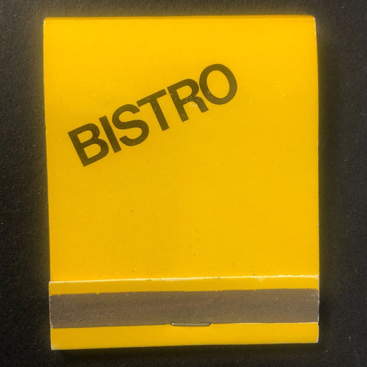 "Bistro" Restaurant North Dearborn Chicago Full Vintage Matchbook c1964-73 VGC