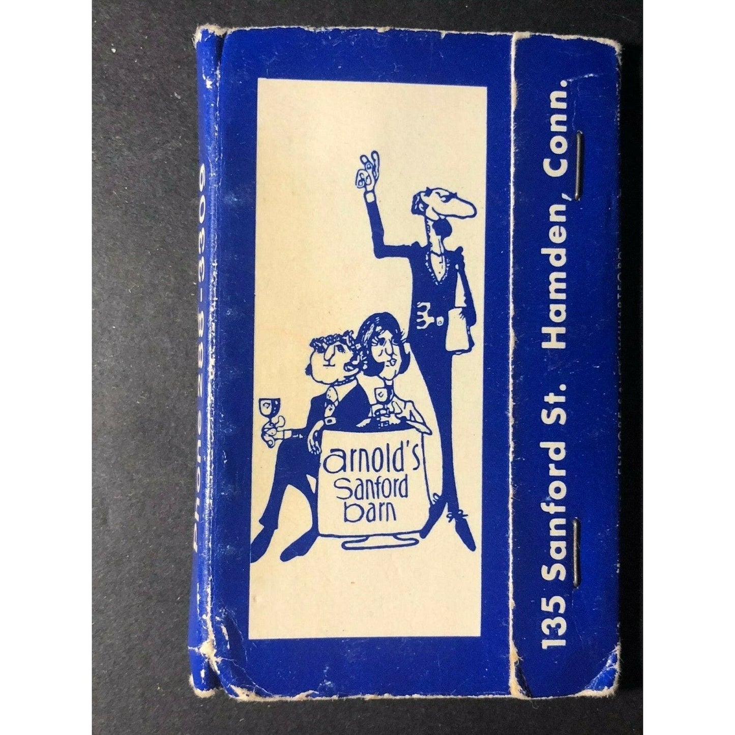 1970's-80's Vintage Full Matchbook - Arnold's Sanford Barn Restaurant Hamden, CT