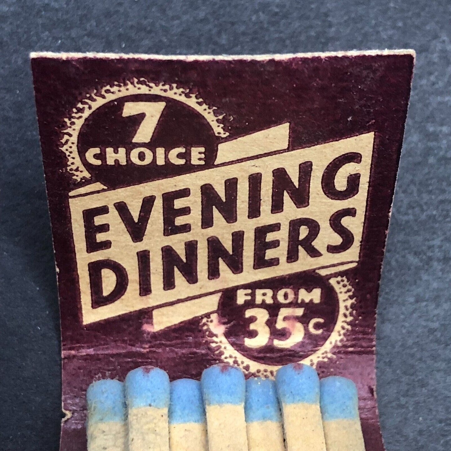 Linton's Friendly Restaurants Full Mini Matchbook c1940's VGC Scarce