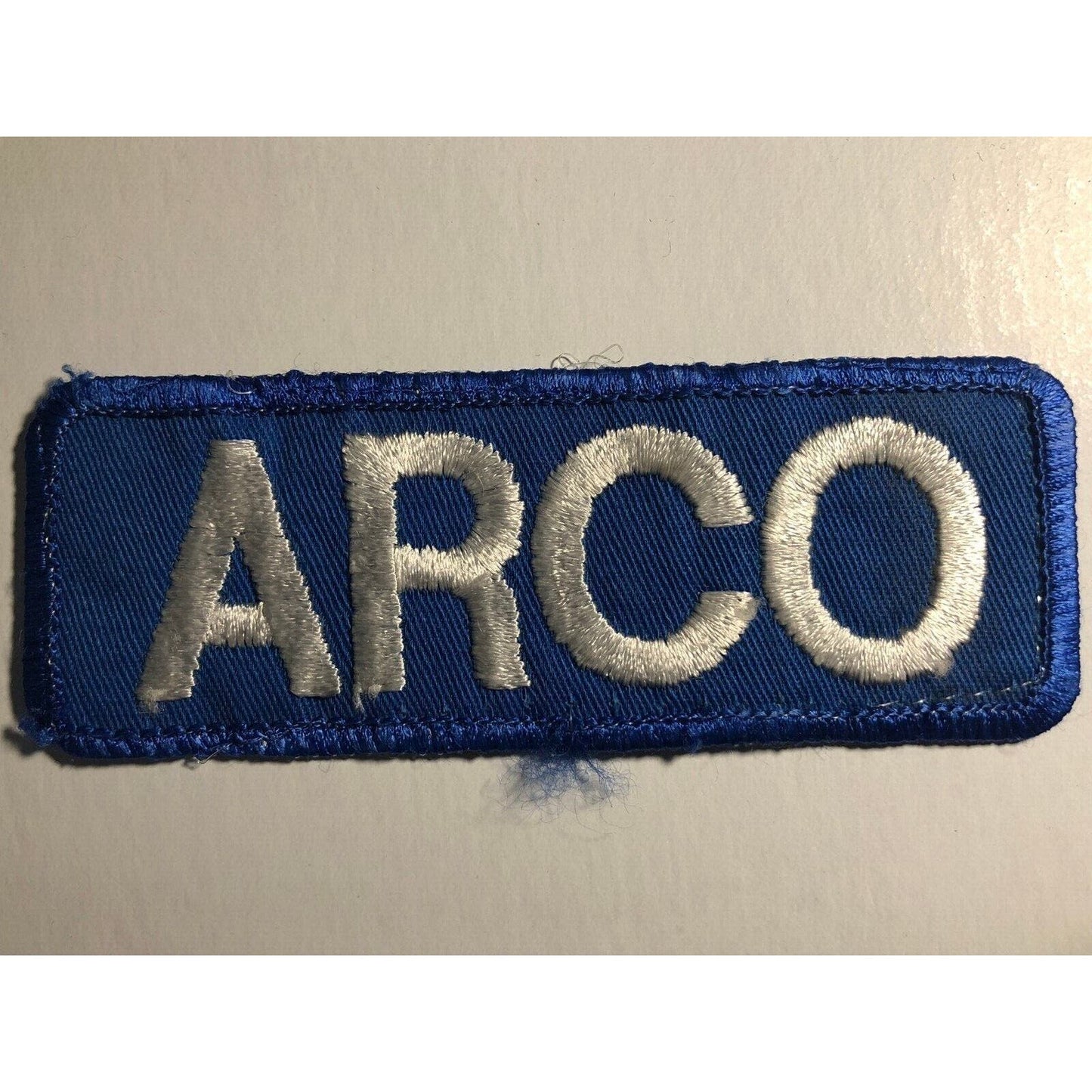 ARCO Atlantic Richfield Vintage Embroidered Patch c1970's-80's - 1 1/2" x 4"
