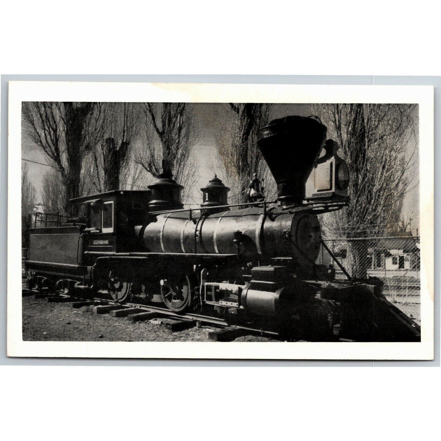 Vintage PPC Postcard - "Old Nevada Engine Now On Display..Carson City, Nevada"