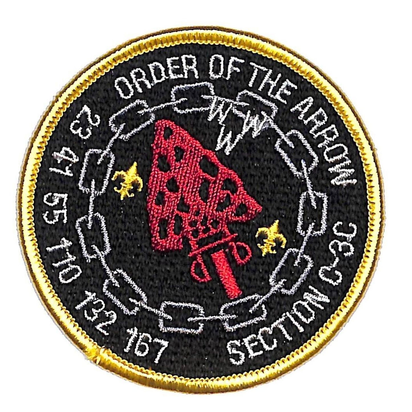 BSA Patch Section C-3C Order of the Arrow 23 41 55 110 32 167