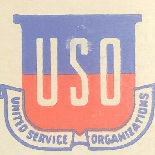 1940's Full Matchbook - WWII U.S.O. Oxnard, CA