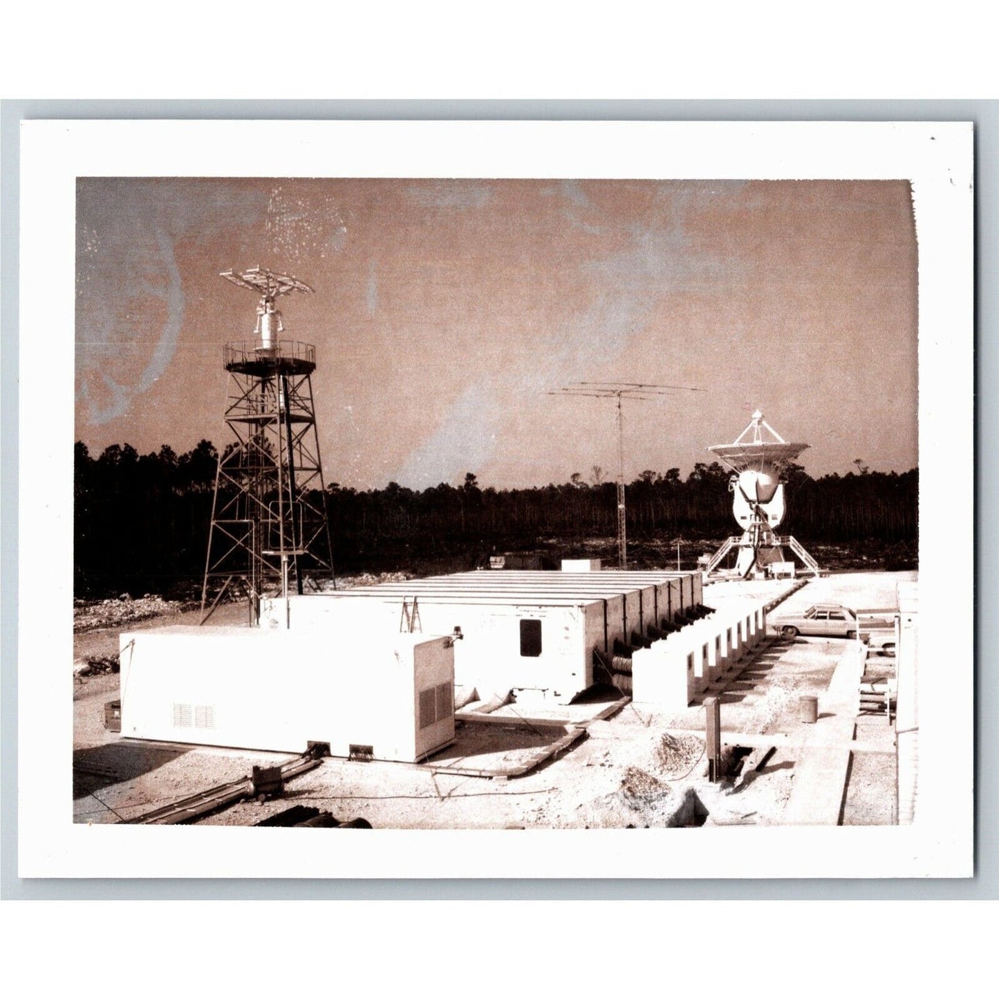 Group of 4 NASA Apollo Era 1960's Small Photographs / 3 Original - 2 Stamped