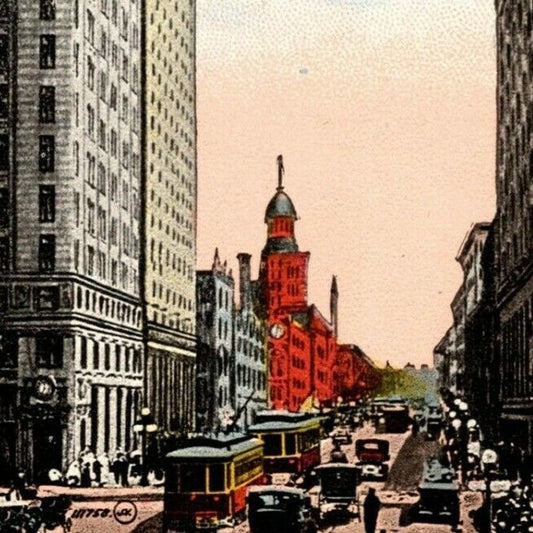 "Corner of King and Yonge Streets, Toronto, Canada" - Vintage Postcard NP