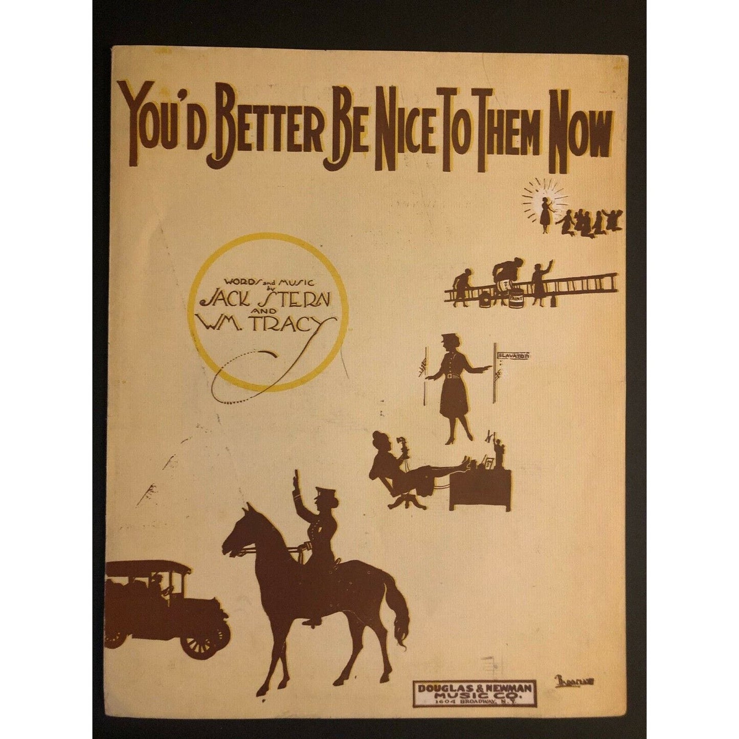 Vintage WWI Sheet Music - "You'd Better Be Nice To Them Now" Women On The Job