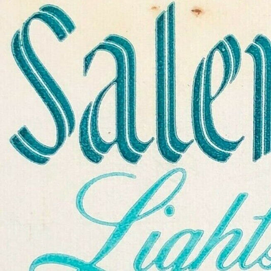 1970's-80's Full Matchbook "Salem Lights" Cigarettes