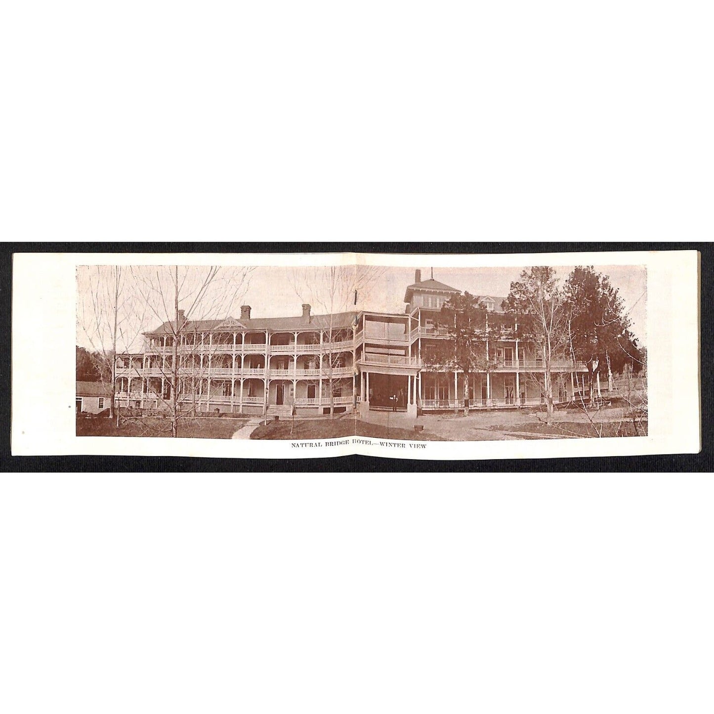 Natural Bridge, VA Hotel Small Pictorial Souvenir Booklet c1883 18pp.