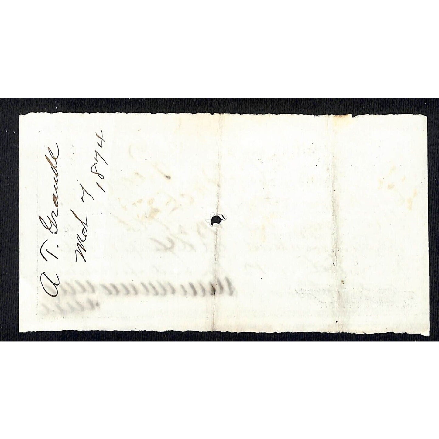 Helena Montana 1873 $250 Receipt / Billhead - Elegant Handwriting