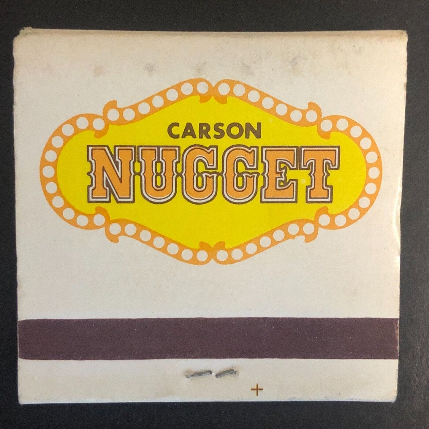 Carson Nugget Casino Nevada Full Matchbook c1975-1985