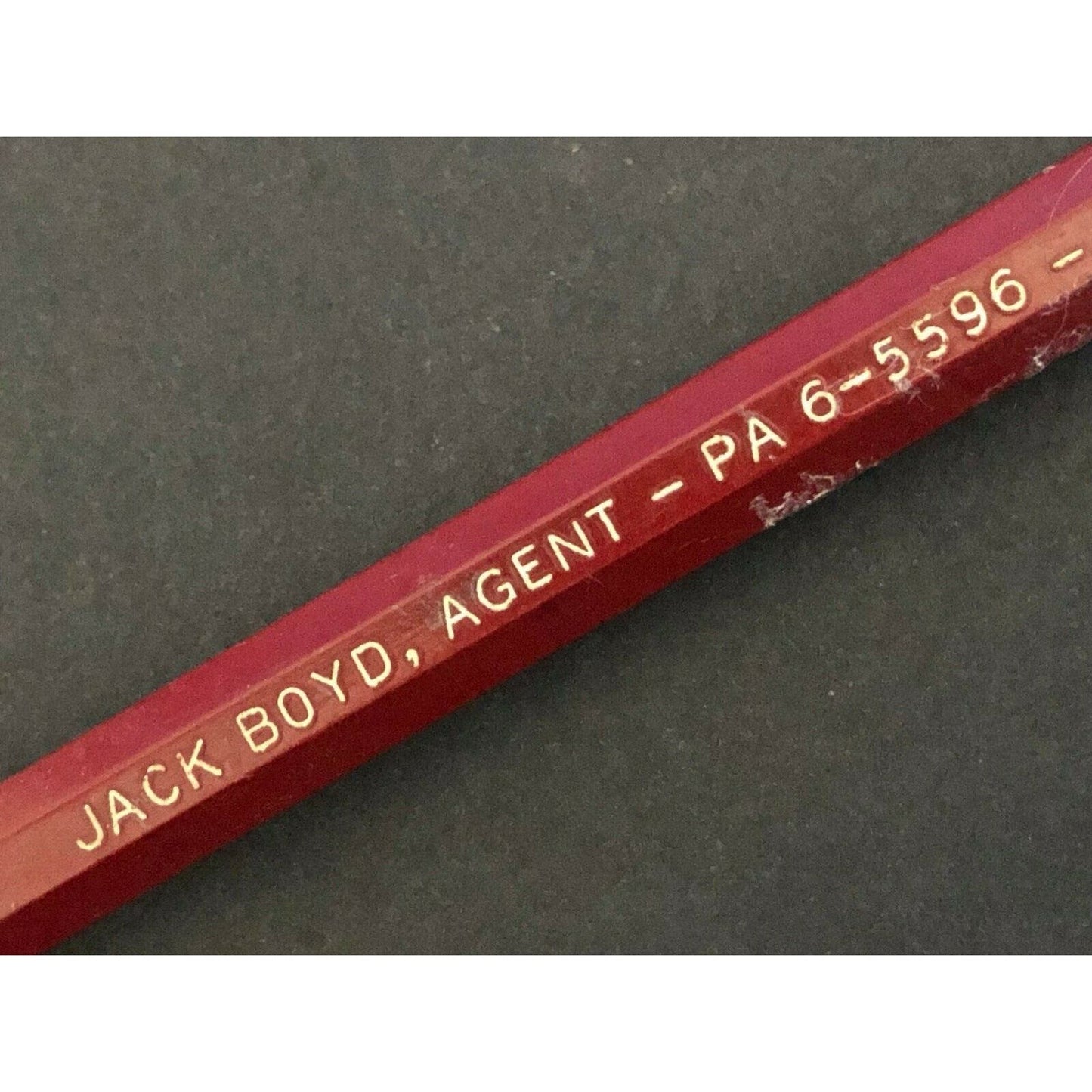 c1940's-50's "Jack Boyd, Agent Burns, KS" Mechanical Advertising Pencil