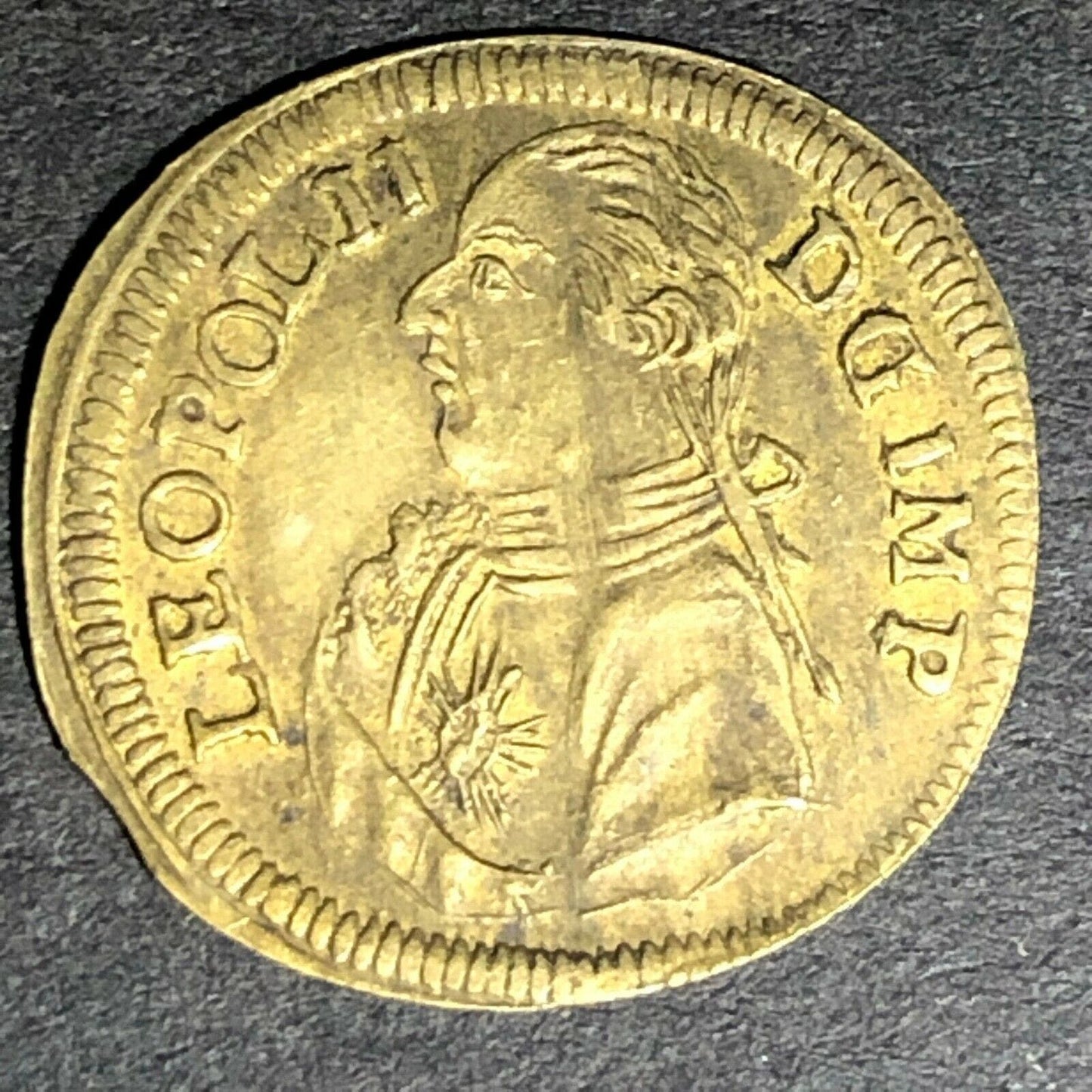 19mm Leopol II Counter / Token / Jeton - Attrib. Elsig Lauer
