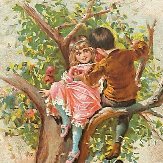 1880-90's Victorian Trade Card Singer Sewing Kids J.F. Fuhrman Gettysburg, PA