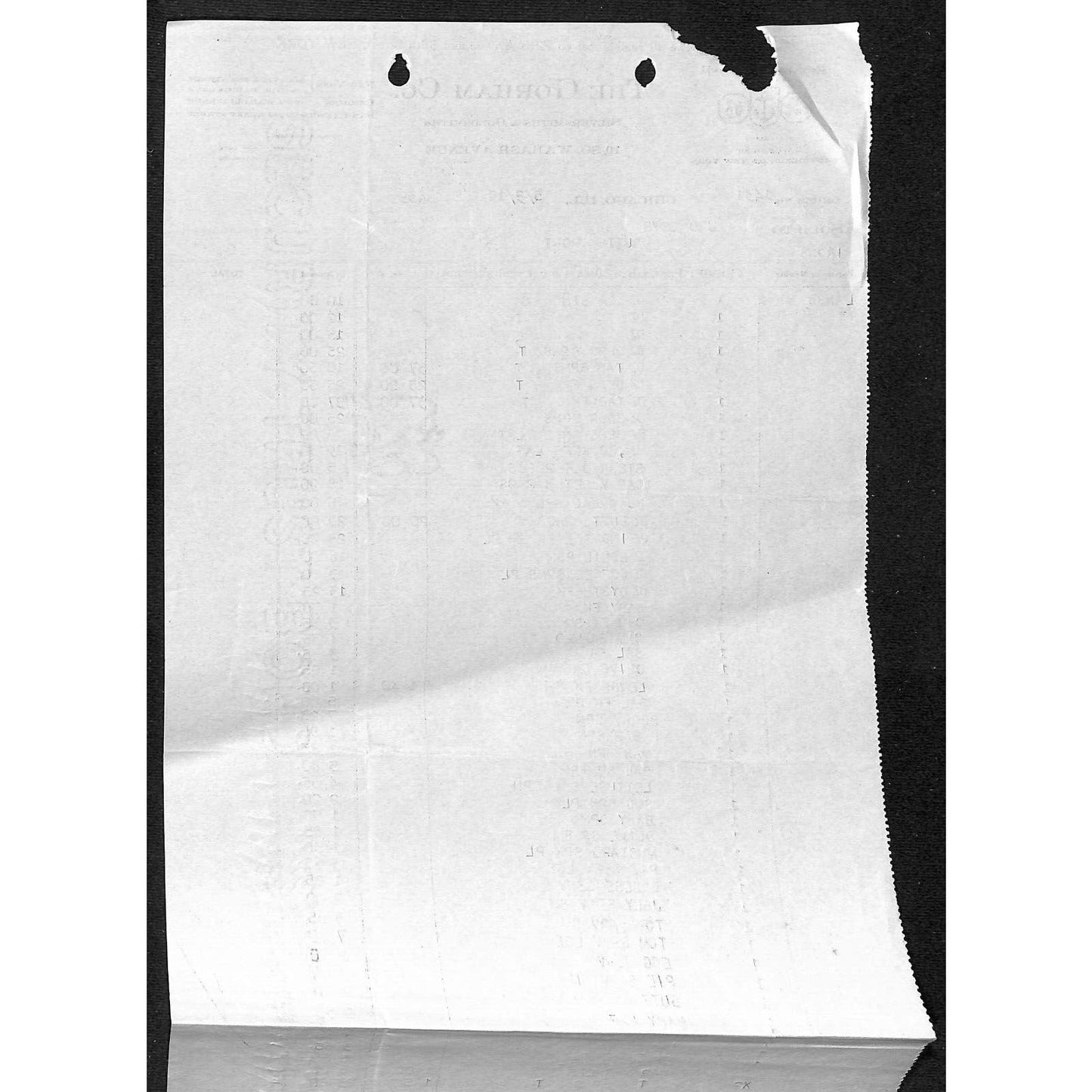 Gorham Co Silversmiths to "Leys" Jewelers Butte, MT 1919 Billhead Very Long List