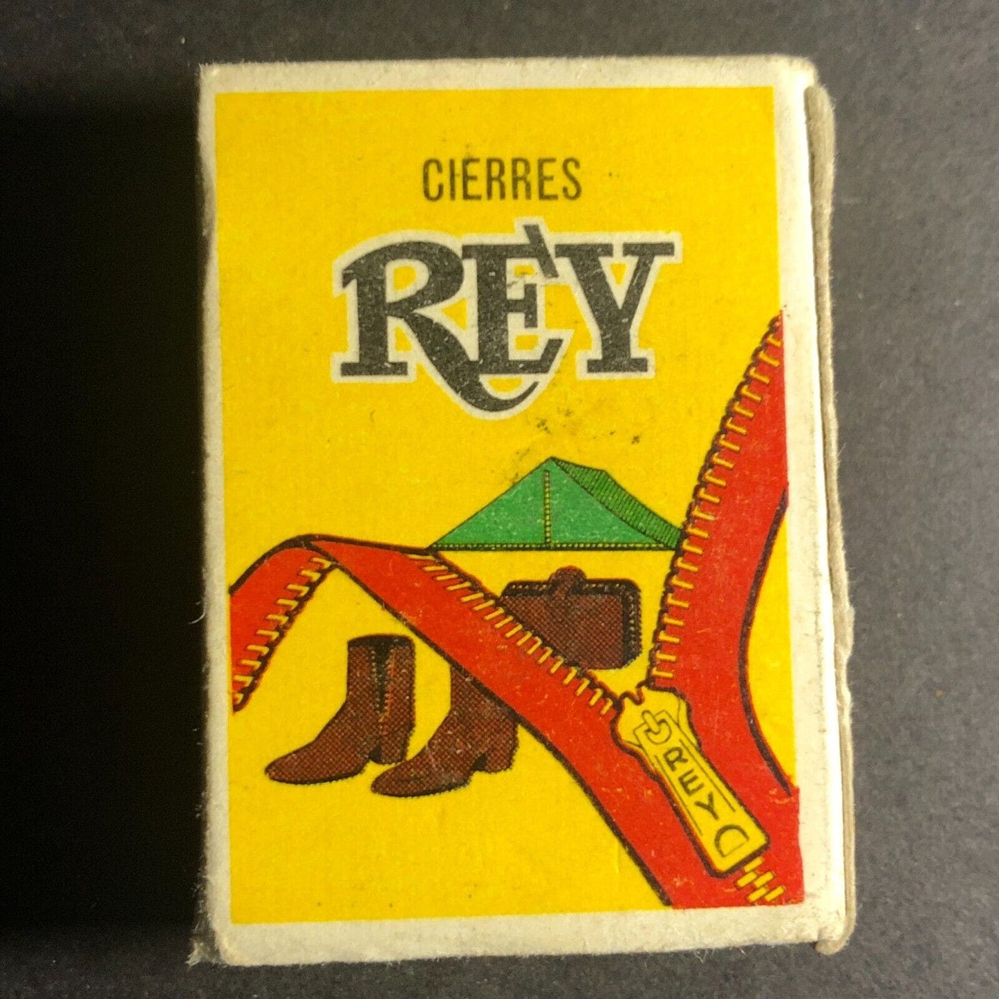 Vintage INTI / Cierres Rey Matchbox Matchbook - Clothing? Circa ??