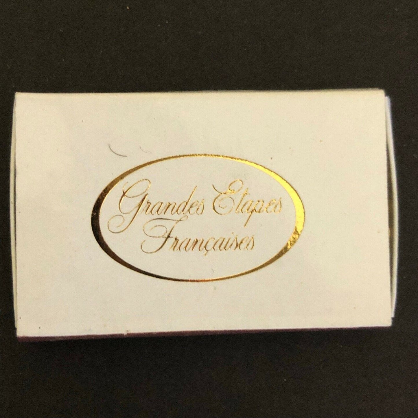 c1980's-90's Wooden Matchbox Matchbook "Grandes Etapes Francaises" France