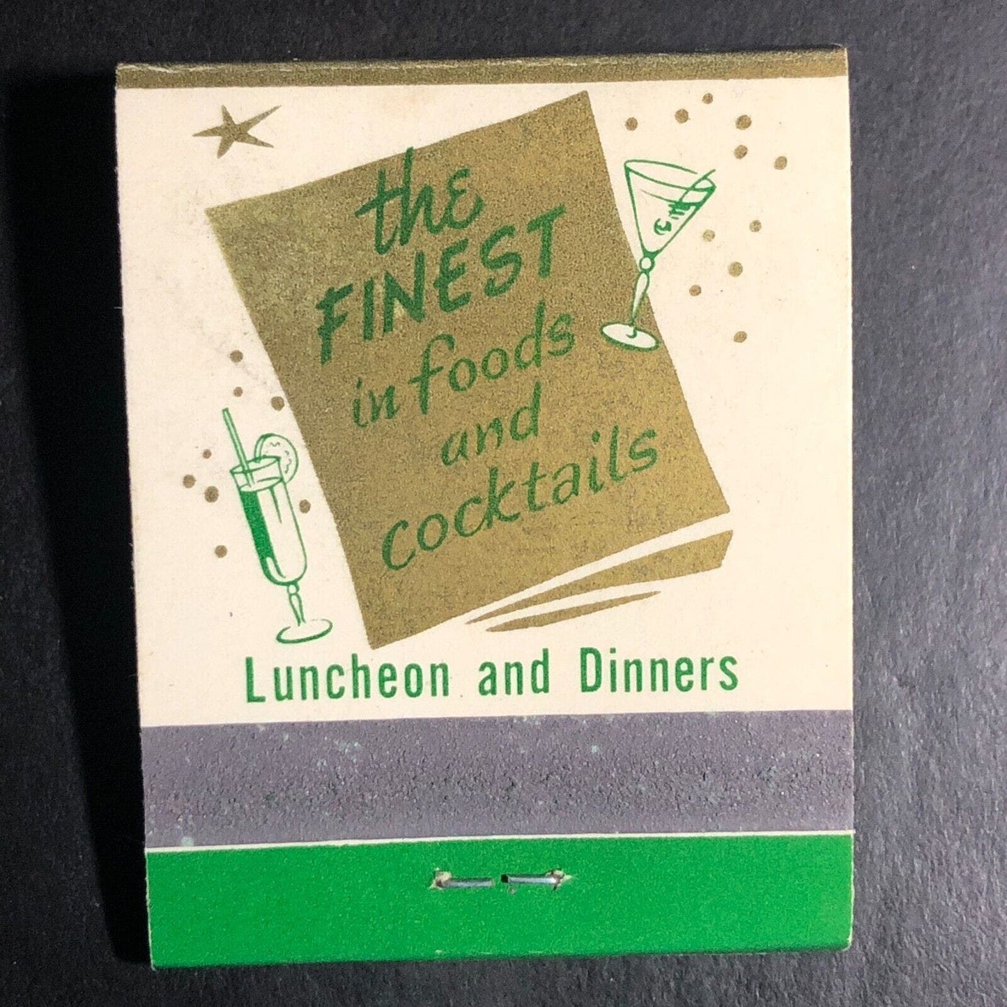 Grove Inn Restaurant Northbrook, IL Full Matchbook c1974-84