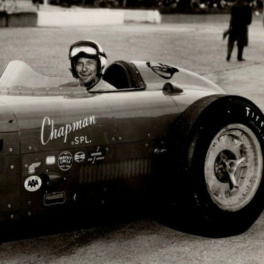 Indy 500 RPPC Postcard "1955 Tony Bettenhausen" Official Race Photo Unposted VGC