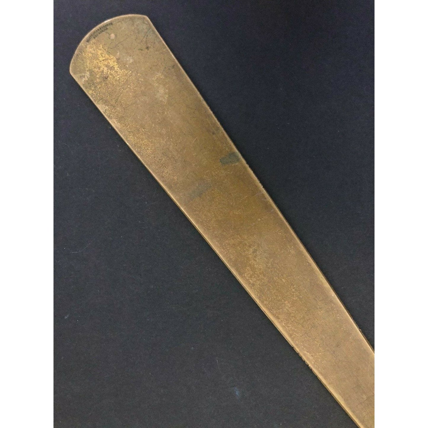 c1920' 8 1/2" Metropolitan Life Insurance Metal Brass Advertising Letter Opener