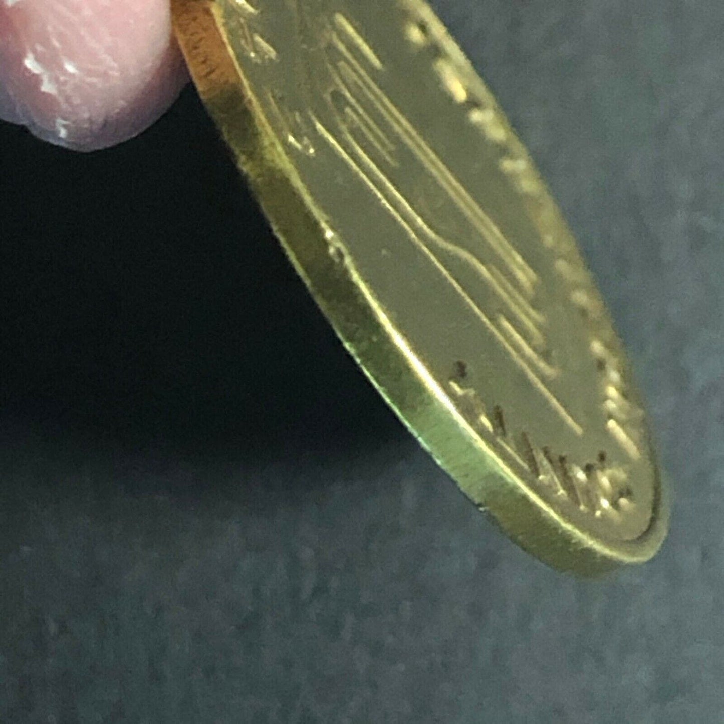 23mm JCS Jefferson County Schools Brass Token - Fauver Coll.