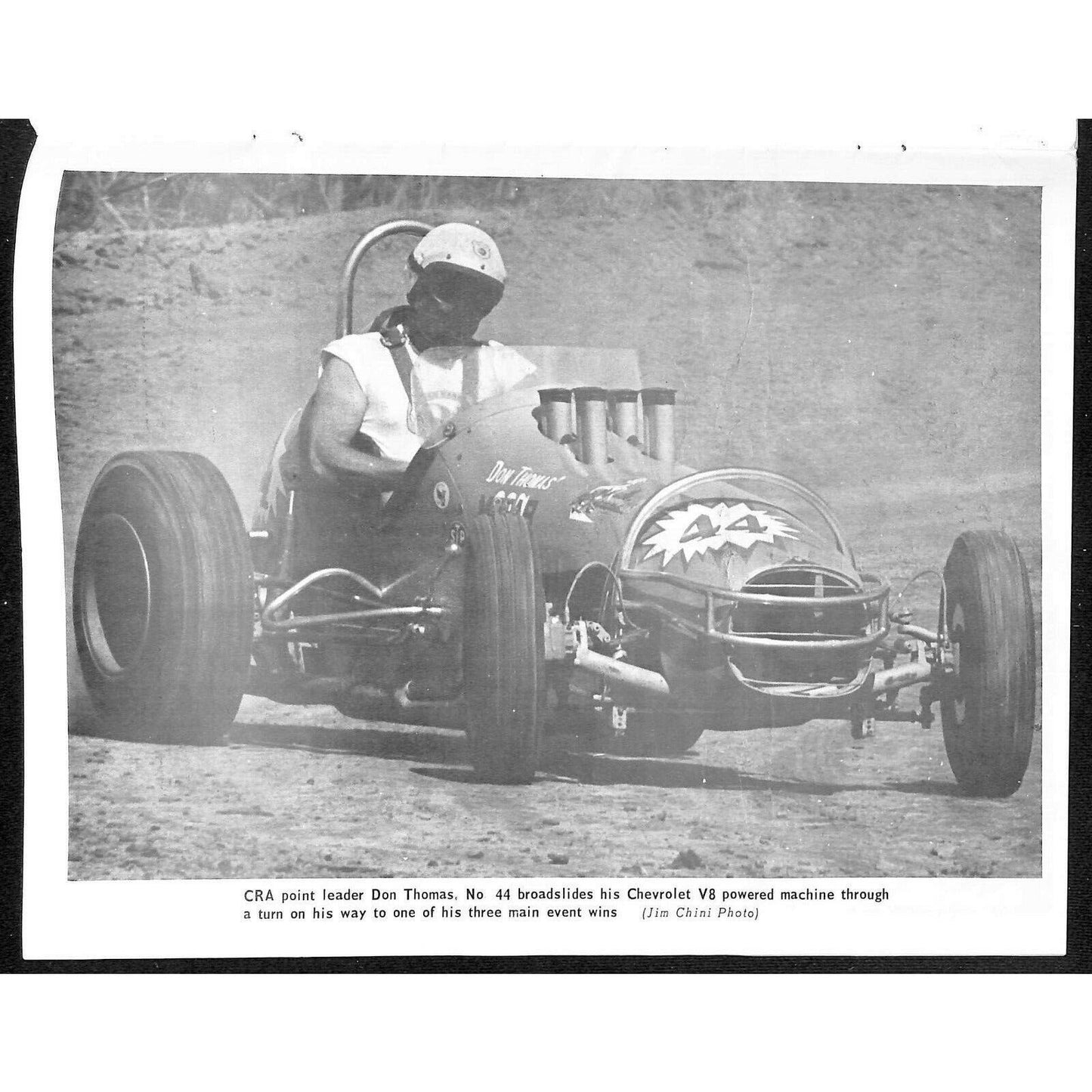 Scarce 7/20 1966 Sprint Car Auto Racing CRA Program Ascot Park Gardena, CA 16pp.