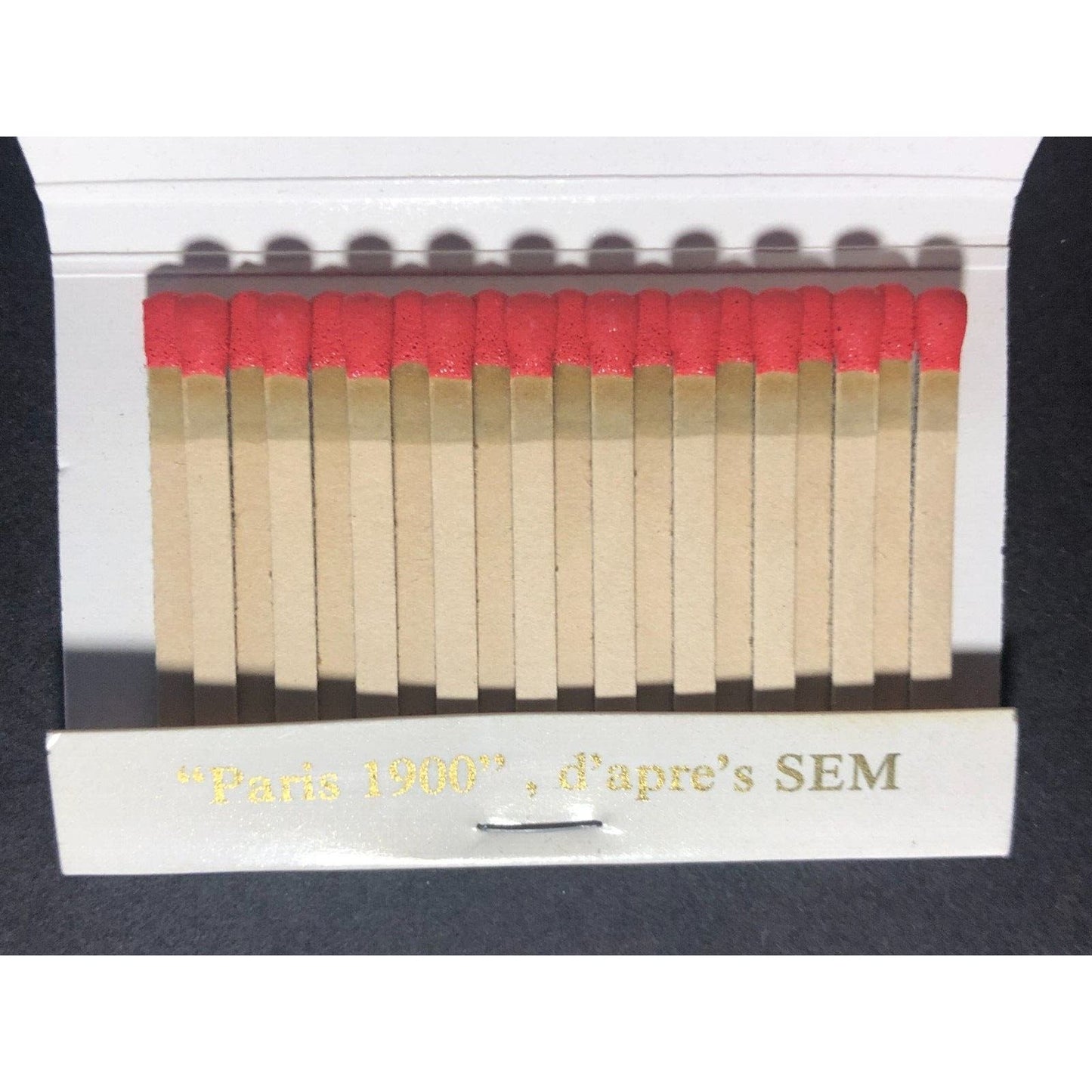 Maxim's De Paris Suite Hotel "Paris 1900" Full Matchbook c1975-85 VGC
