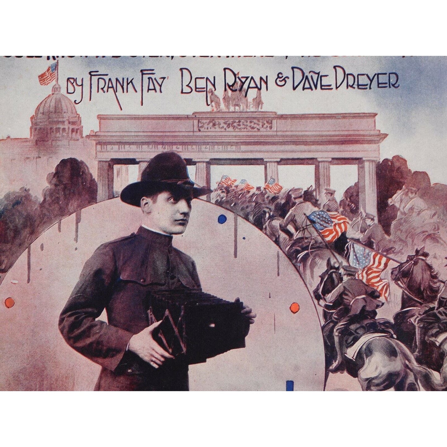 WWI Sheet Music - "When I Send You A Picture Of Berlin - You'll Know It's Over"