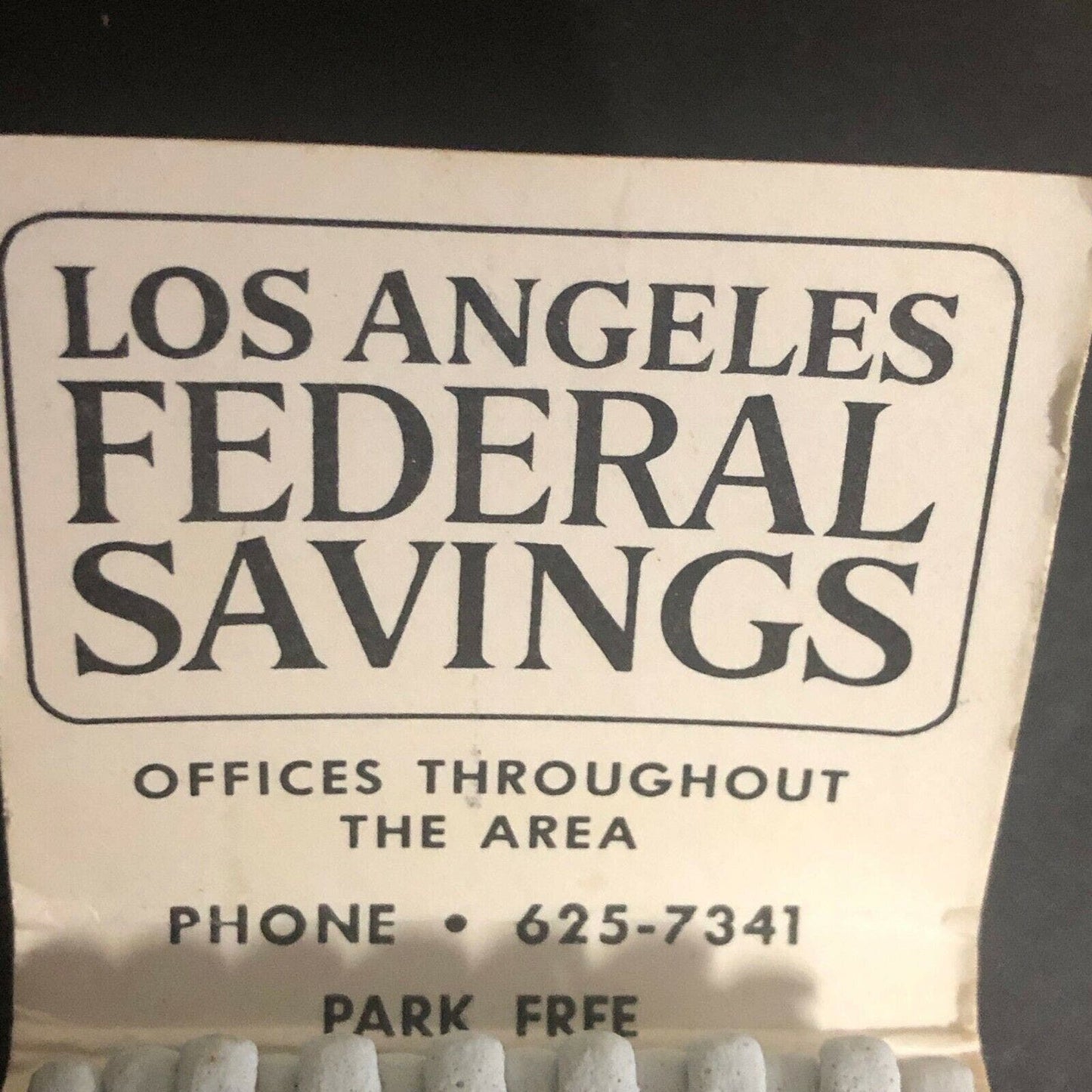 1975 Full Matchbook "Happy Birthday America" Apollo II / L.A. Federal Savings