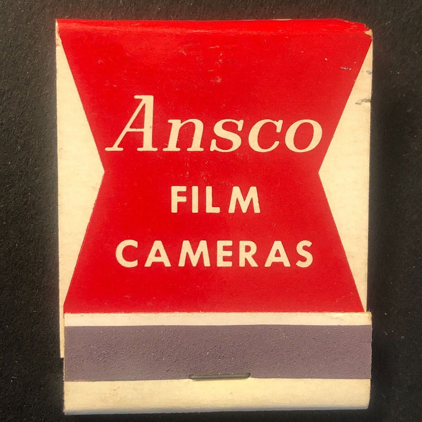 Ansco Film Cameras Anscoflex Vintage Full Matchbook c1955-60 Scarce VGC