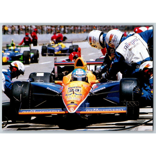 c2004 Indy 500 - Sarah Fisher Pit Stop - Motor Speedway NOS 4" x 5 3/4" Postcard