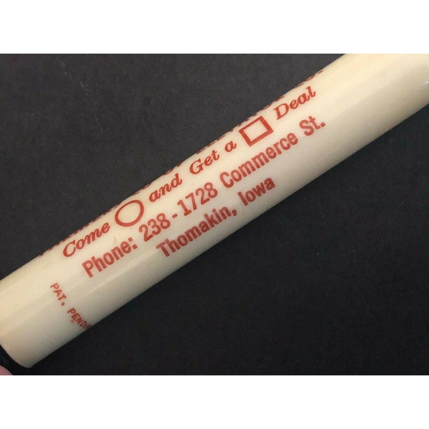 c1940's-50's "Farmers CO-OP Elevator Thomakin. Iowa" Advertising Bullet Pencil