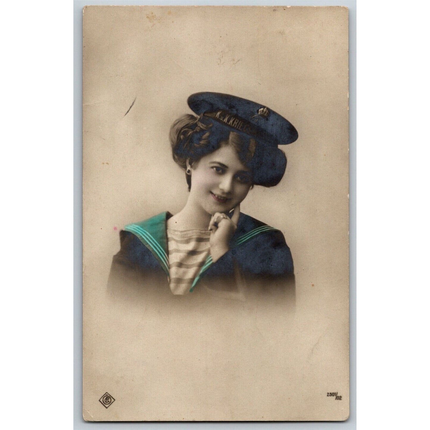 c1916 Vintage Russian RPPC* Theatre / Stage / Film Actress Postcard (4268)