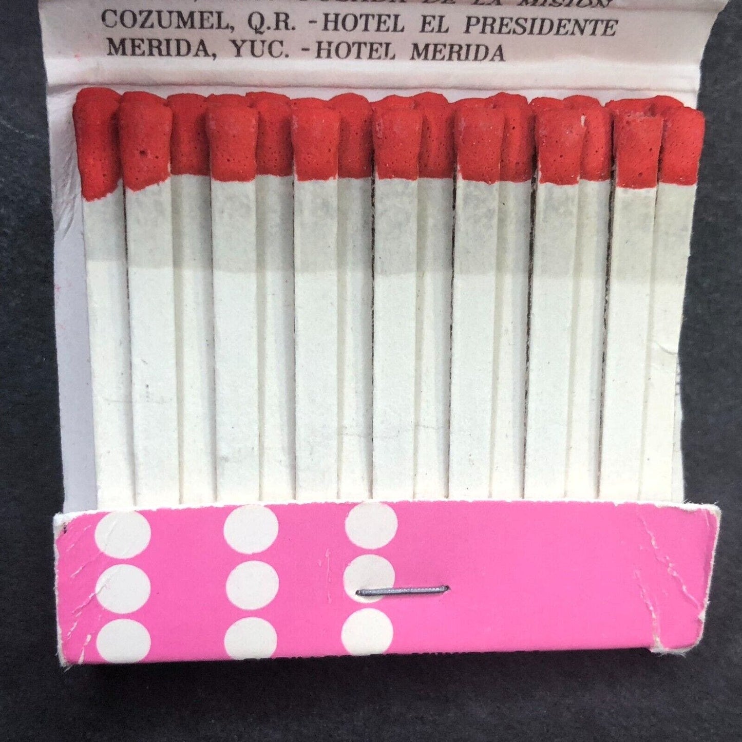 Balsa Hotels Mexico (Cesar Balsa / Hilton) Full Matchbook c1970's-80's Scarce