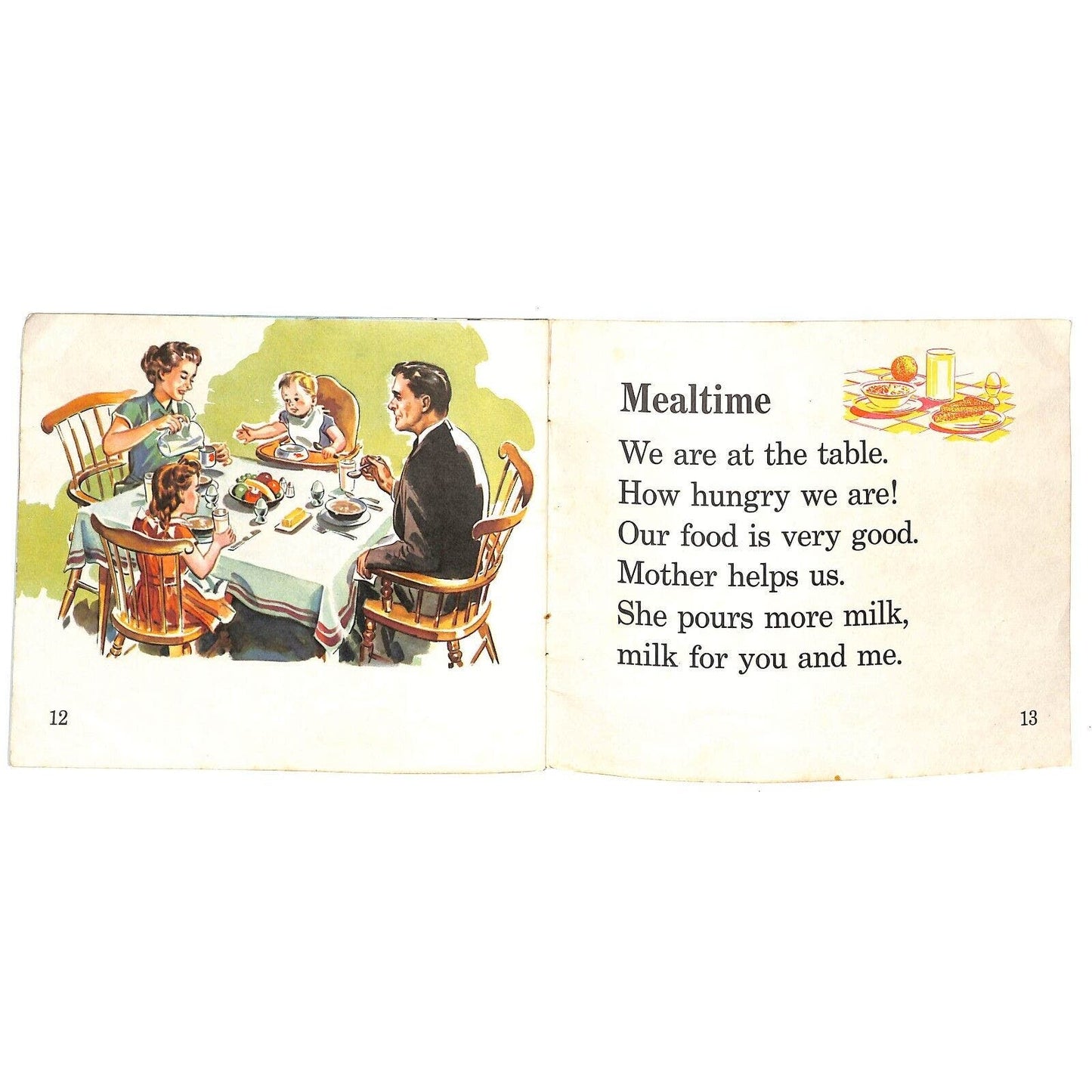 "Milk for You and Me" Children's Booklet National Dairy Council 1955 13pp