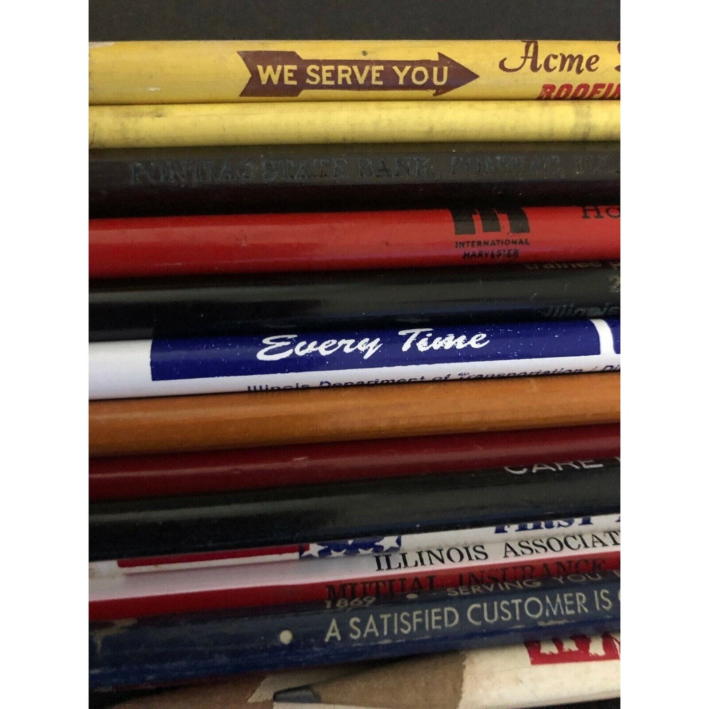 Group of 23 Mostly c1980's Pencils (5 are Dixon Best & Green) Some Advertising