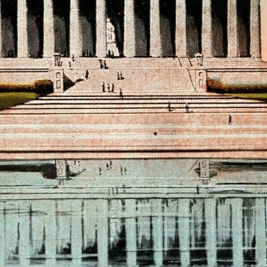 New Lincoln Memorial, Washington, DC - Vintage Postcard - NP