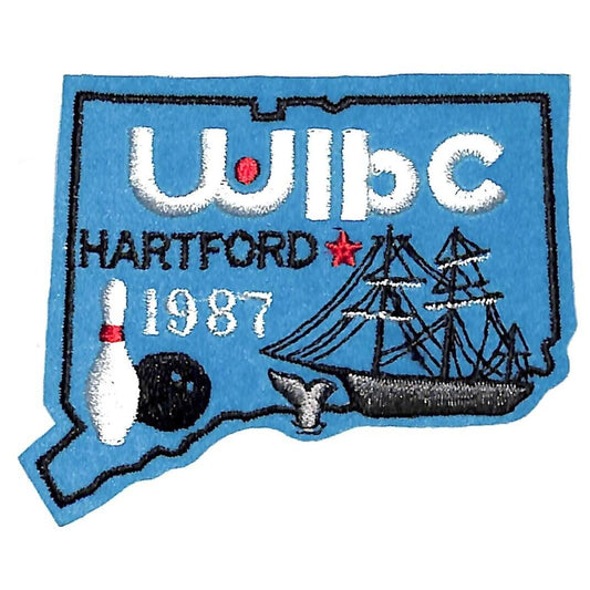 Hartford 1987 WIBC Embroidered Bowling Patch